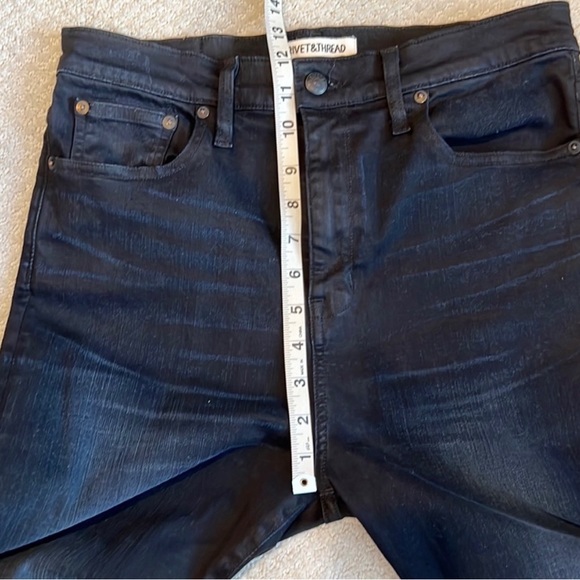 Madewell Rivet & Thread Extra-High Skinny Jeans in Curtis Wash - Picture 8 of 11